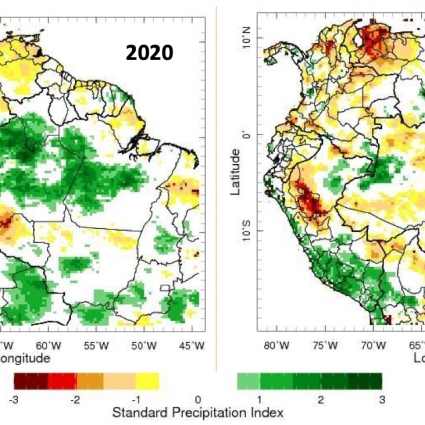 Previsão aponta para uma temporada de incêndios próximo à normal ao sul da Amazônia,  em contraste com 2020