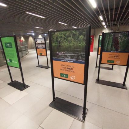 Estações da ViaQuatro e ViaMobilidade recebem a mostra “Abra a mente. Tudo aqui é Meio Ambiente’, em parceria com o Imaflora