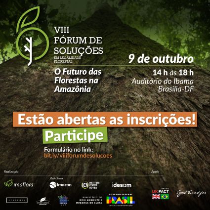 VIII Fórum de Soluções discute o futuro das florestas amazônicas e o papel do setor florestal na mitigação das mudanças climáticas