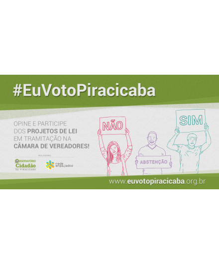 #EuVotoPiracicaba