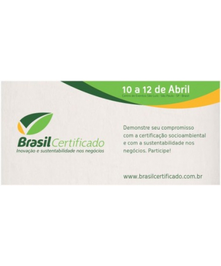 Inscrições abertas para a V Brasil Certificado