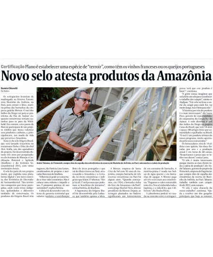 Novo selo atesta produtos da Amazônia